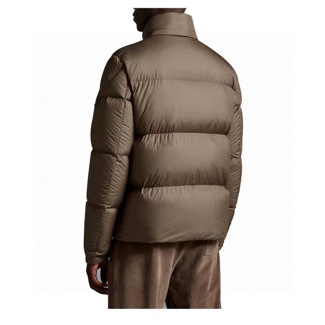 Moncler 24FW BESBRE Leather-Zip Short Down Jacket | Unisex | Sizes 1–5