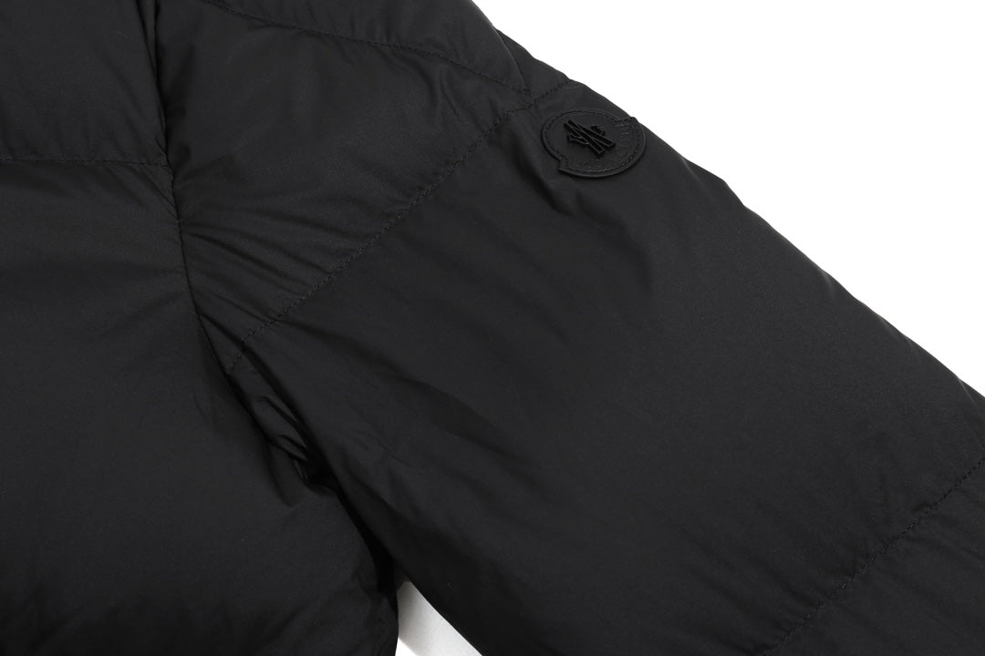 Moncler 24FW BESBRE Leather-Zip Short Down Jacket | Unisex | Sizes 1–5