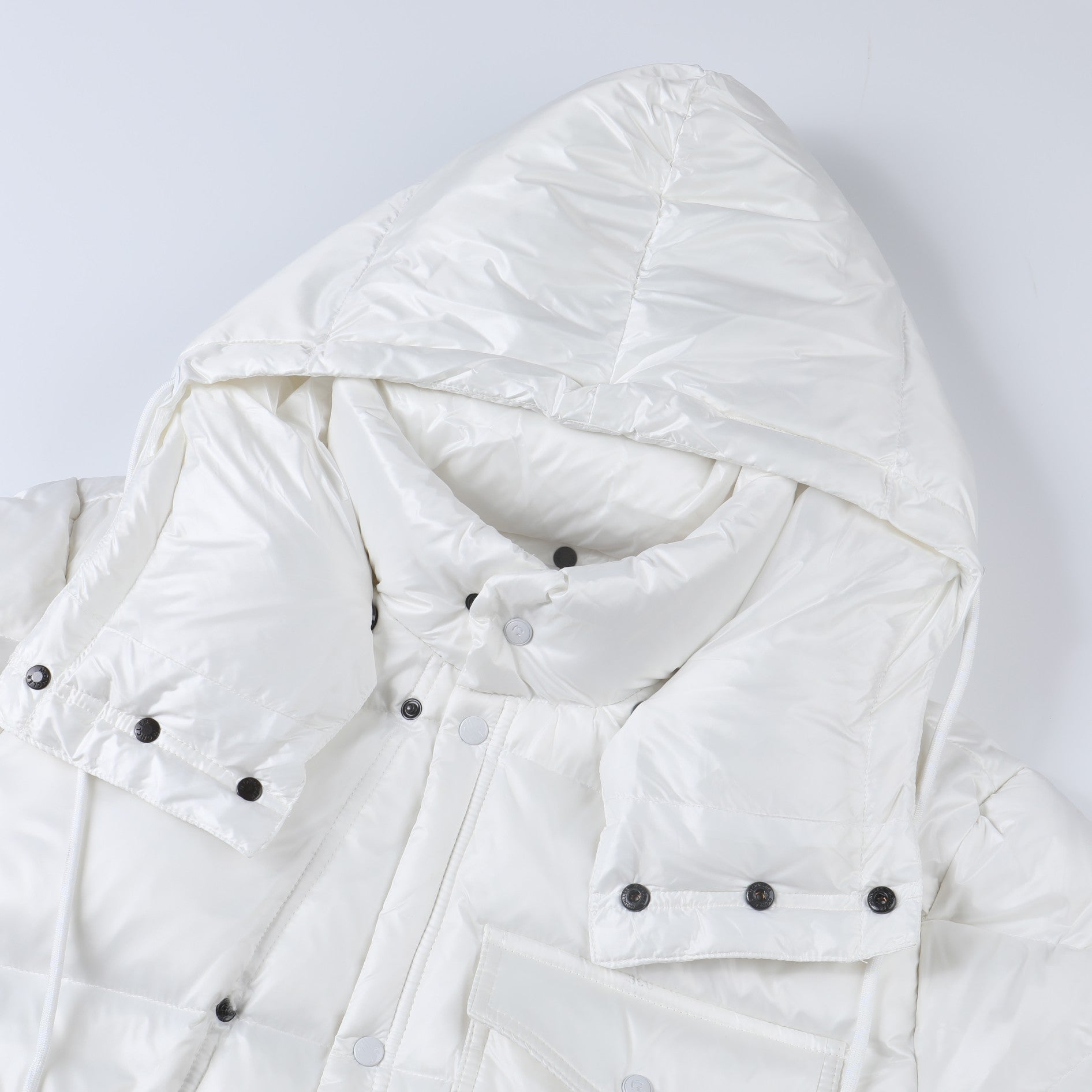 Moncler Down Jacket G113 | Detachable Hood | Glossy Nylon Finish | Sizes 2–5