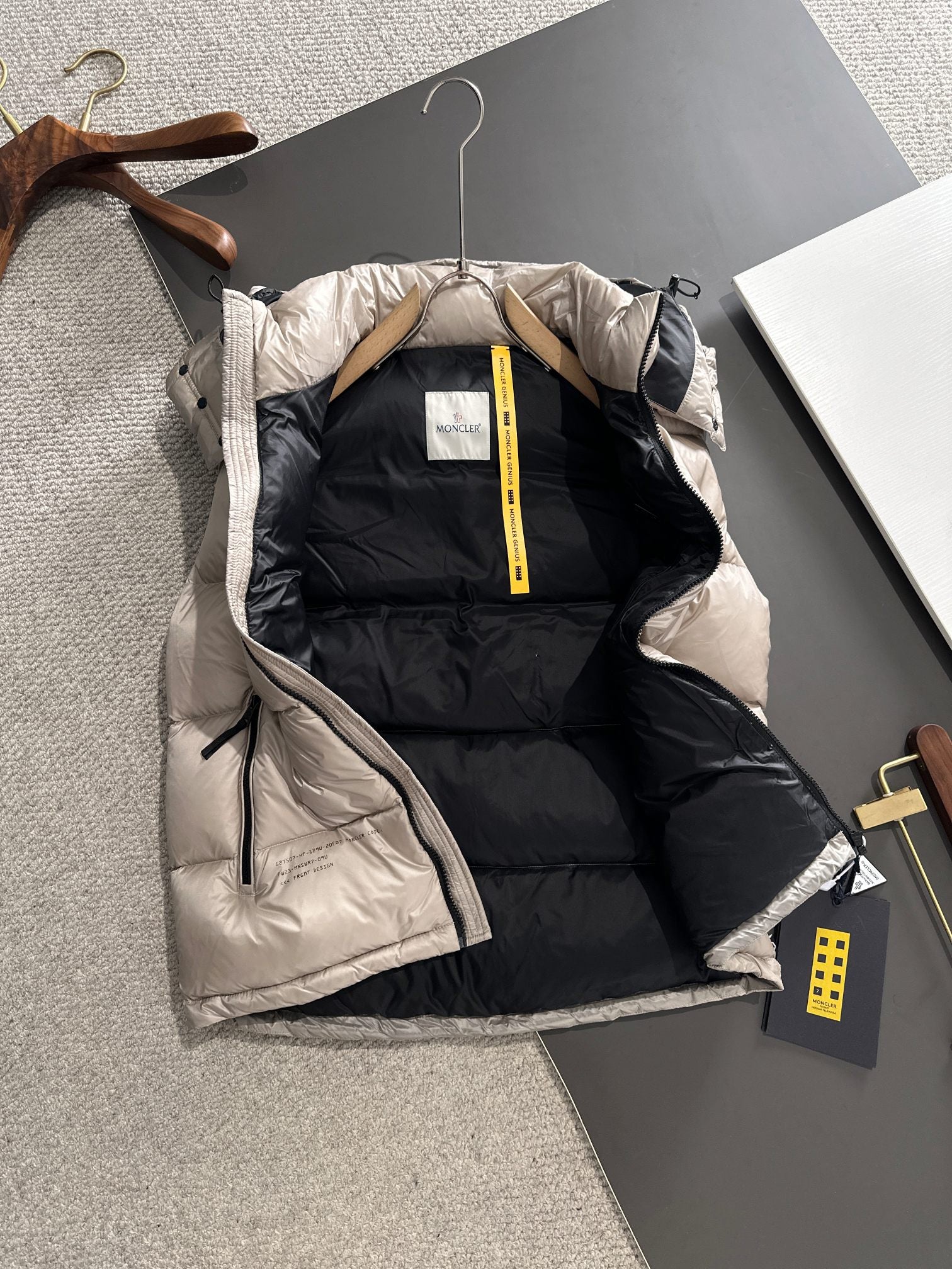 Moncler x Fragment Hiroshi Fujiwara | Hooded Down Vest | Premium Edition | Sizes 1–5