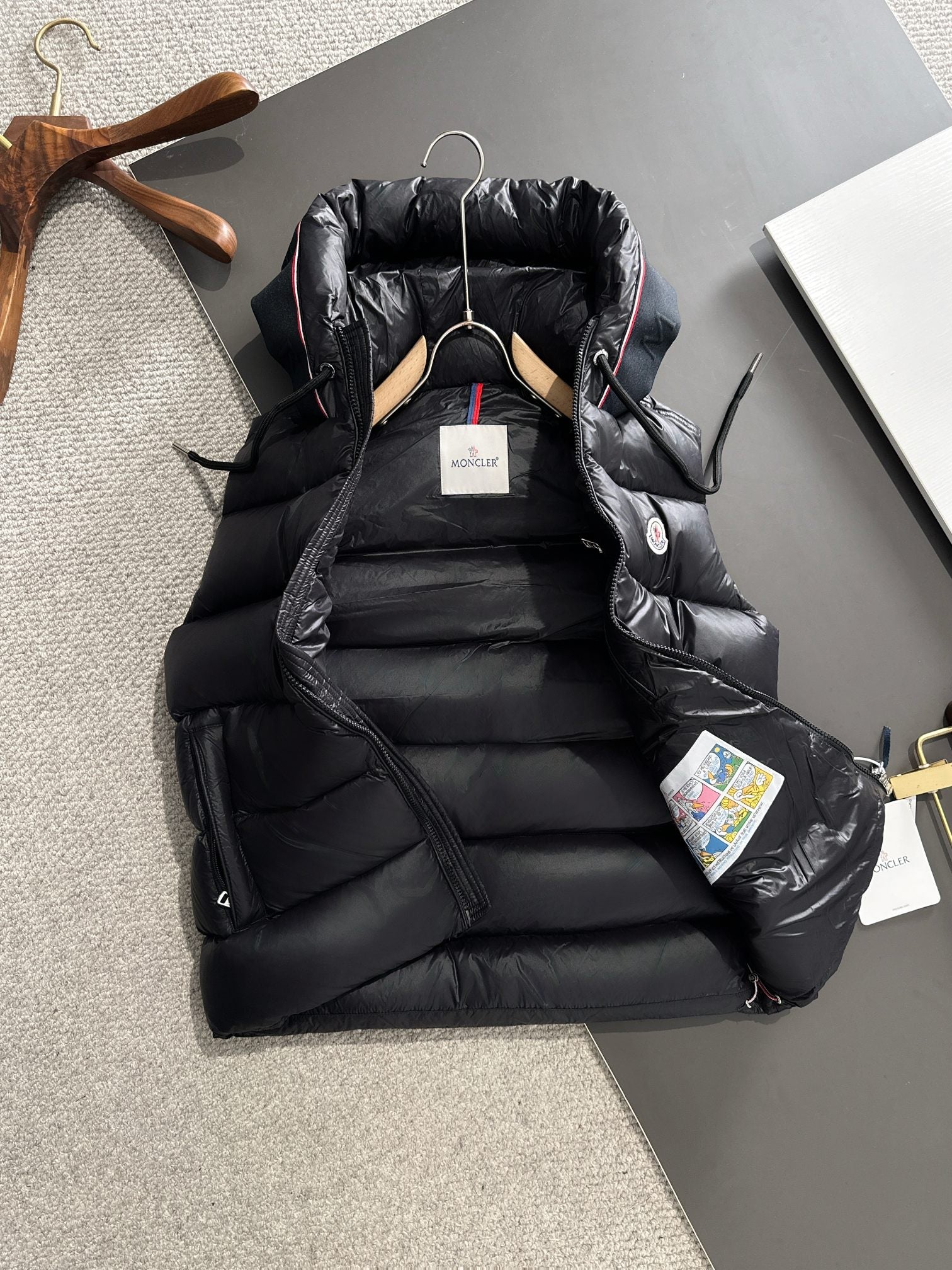 Moncler x Fragment Hiroshi Fujiwara | Hooded Down Vest | Premium Edition | Sizes 1–5