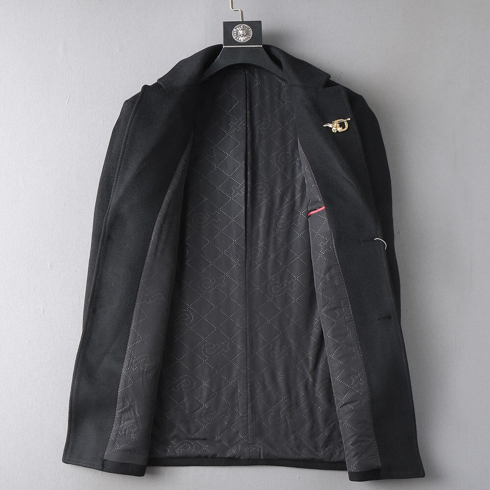 Dior Men’s Double-Faced Wool Overcoat – Handcrafted Luxury Edition
