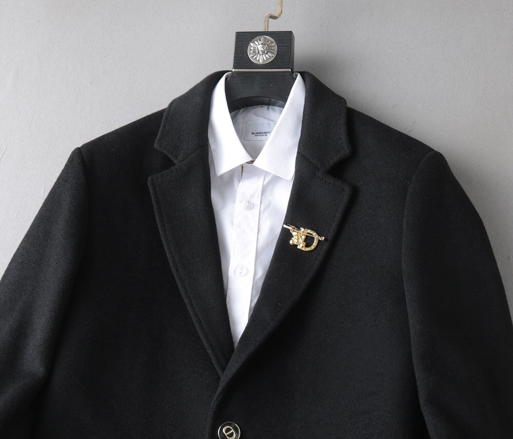 Dior Men’s Double-Faced Wool Overcoat – Handcrafted Luxury Edition
