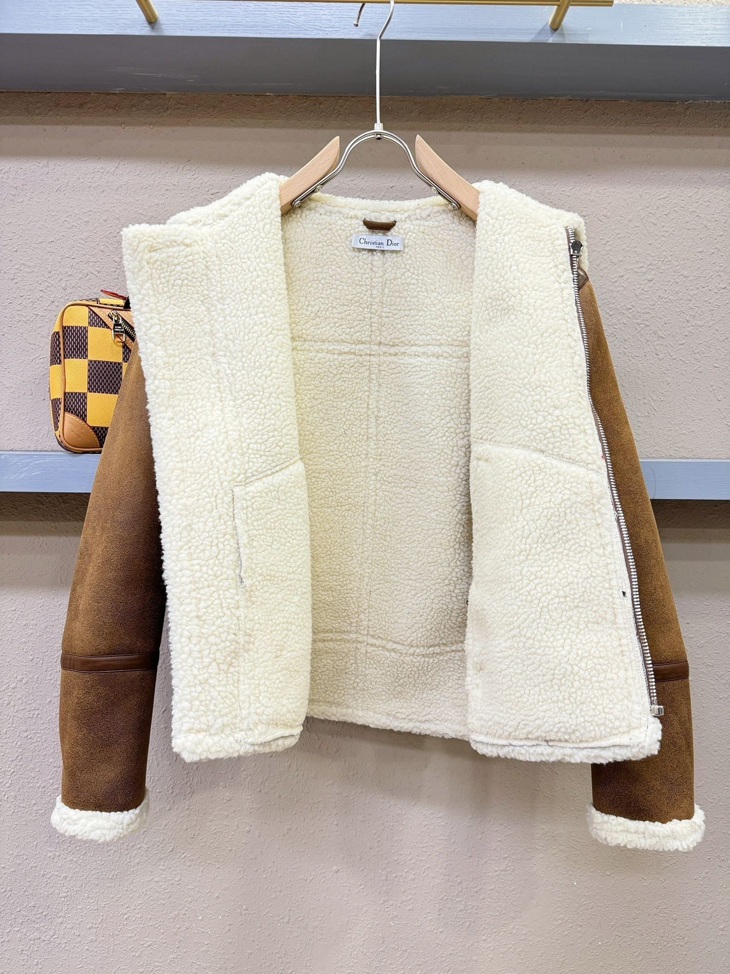 Dior 2024 Shearling Jacket – Premium Faux Shearling & Imported Craftsmanship