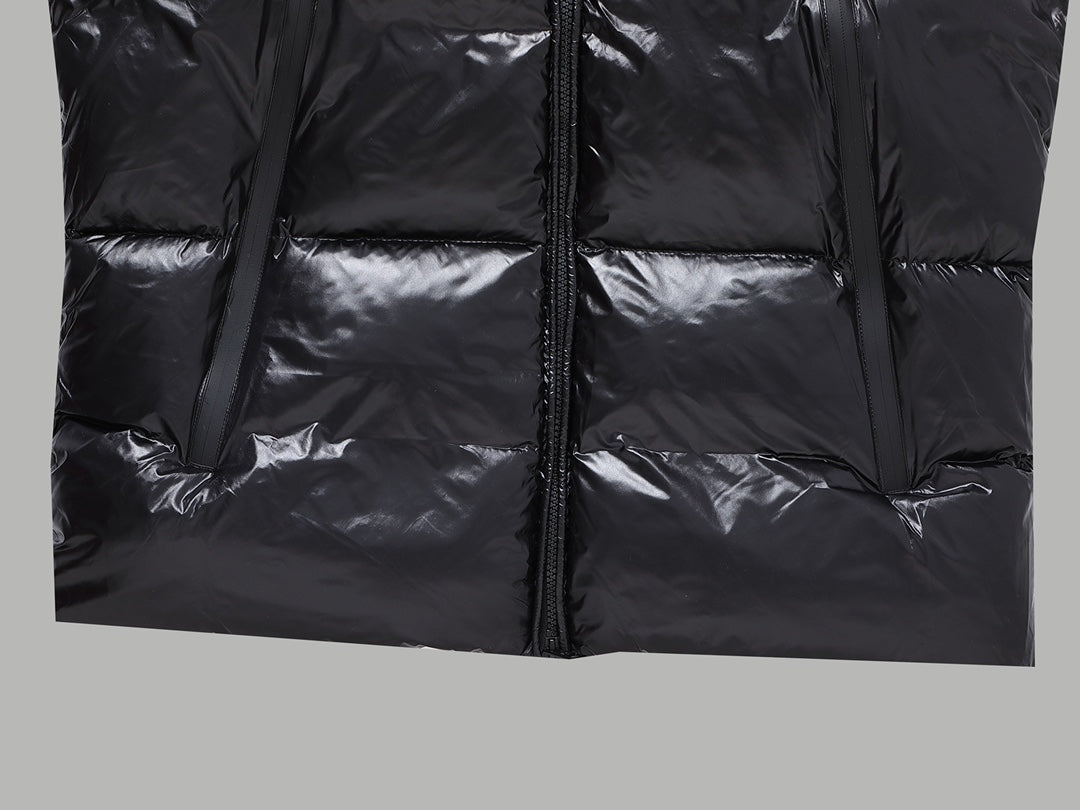 Moncler Classic Logo Hooded Down Vest | Unisex Premium Edition | Sizes 1–5