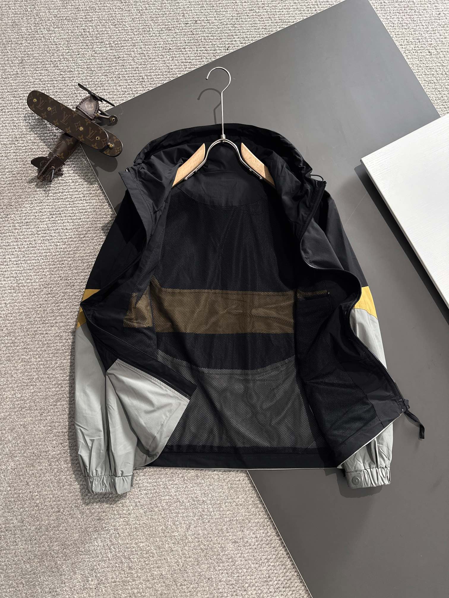 DIOR 2024 Autumn/Winter Hooded Nylon Zipper Jacket – Size M-4XL