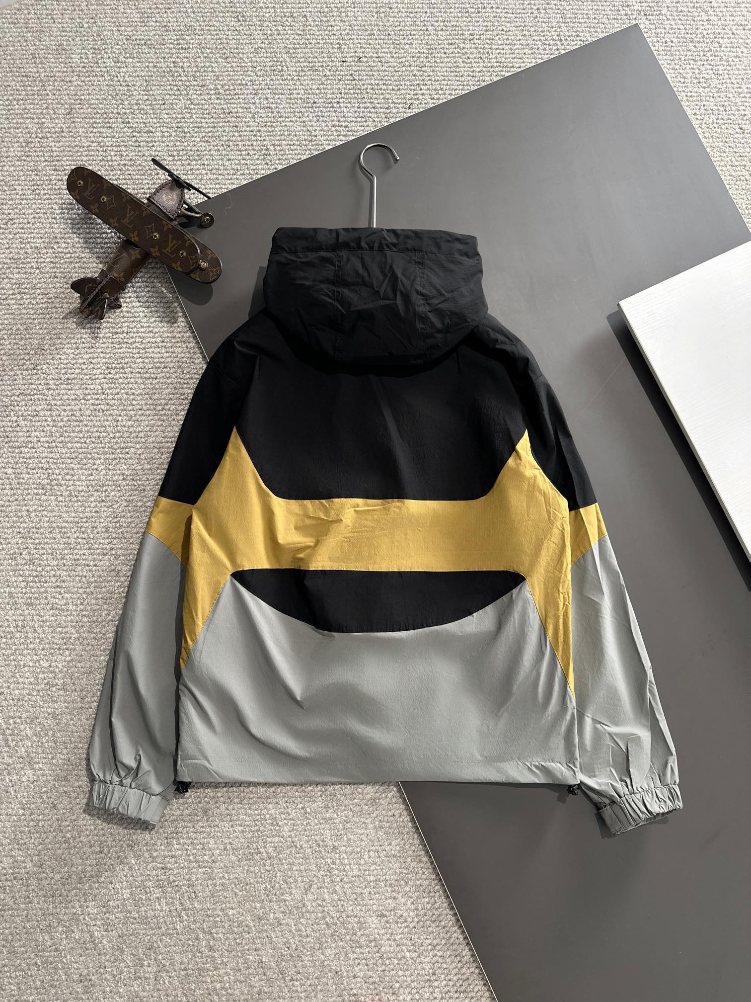 DIOR 2024 Autumn/Winter Hooded Nylon Zipper Jacket – Size M-4XL