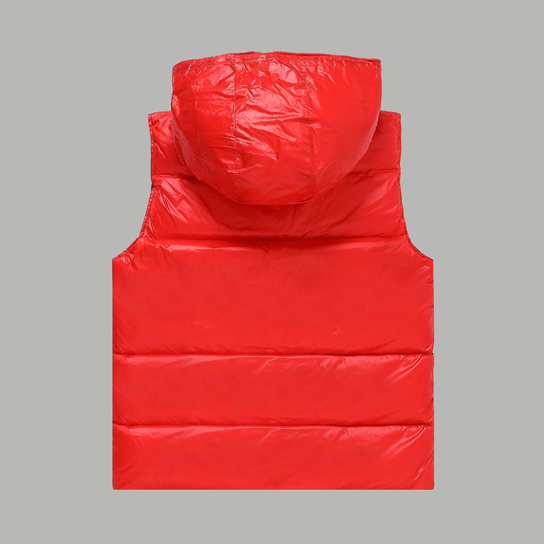 Moncler Classic Logo Hooded Down Vest | Unisex Premium Edition | Sizes 1–5