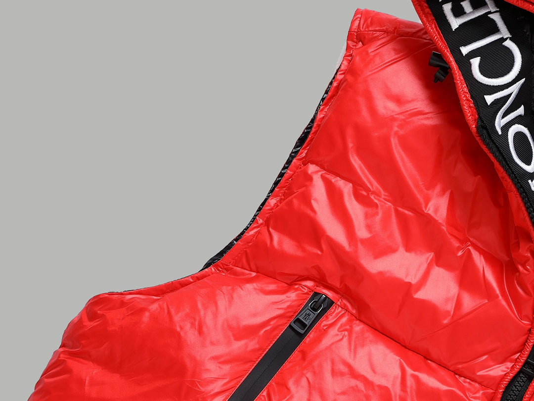 Moncler Classic Logo Hooded Down Vest | Unisex Premium Edition | Sizes 1–5