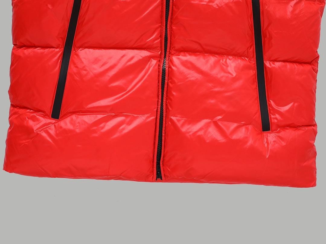 Moncler Classic Logo Hooded Down Vest | Unisex Premium Edition | Sizes 1–5