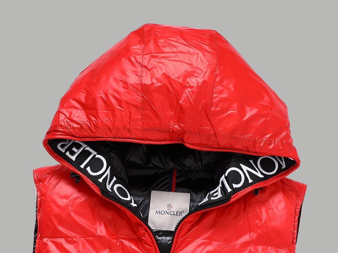 Moncler Classic Logo Hooded Down Vest | Unisex Premium Edition | Sizes 1–5
