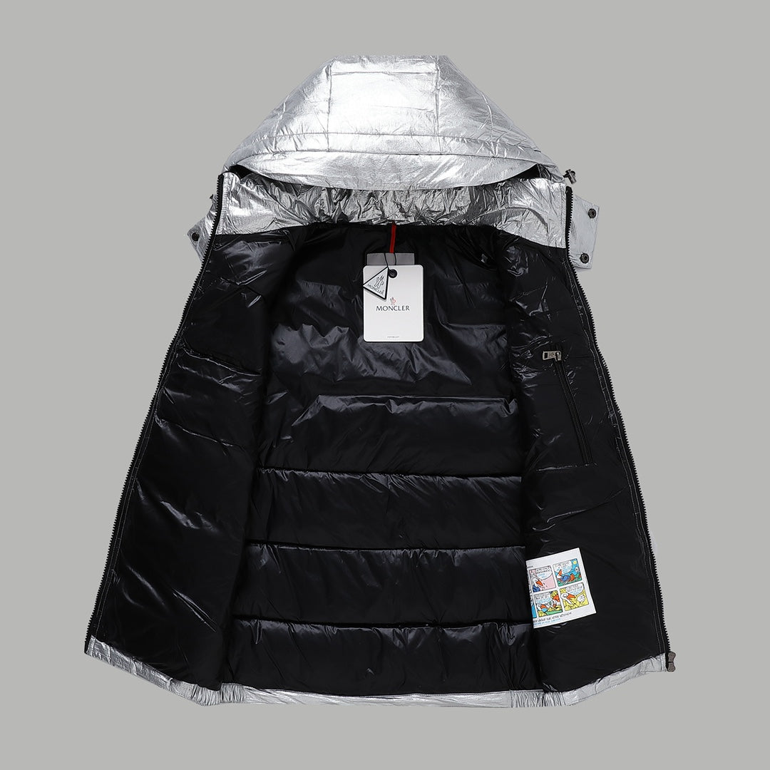 Moncler Classic Logo Hooded Down Vest | Unisex Premium Edition | Sizes 1–5