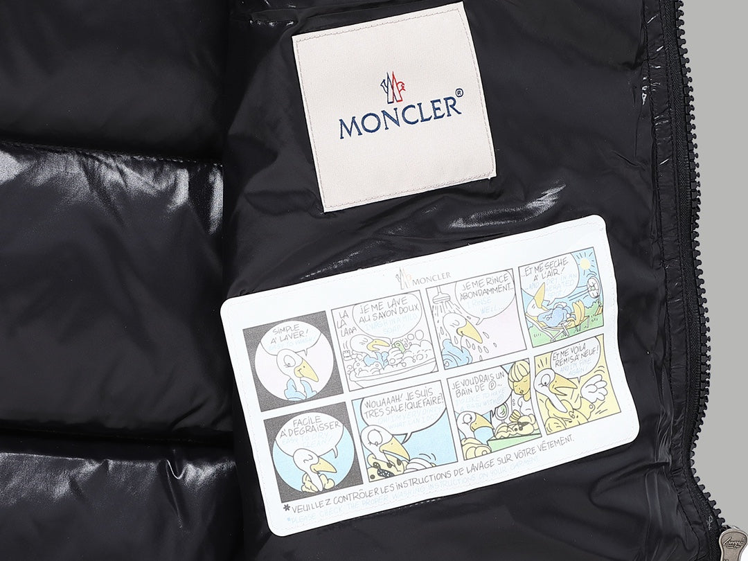 Moncler Classic Logo Hooded Down Vest | Unisex Premium Edition | Sizes 1–5