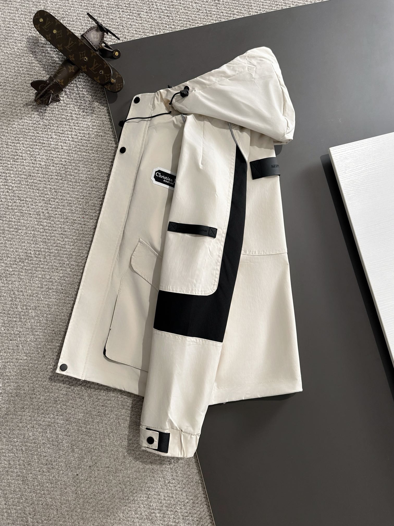 DIOR 2024 Autumn/Winter Nylon Zipper Jacket Coat – Size M-4XL | Next-Day Shipping