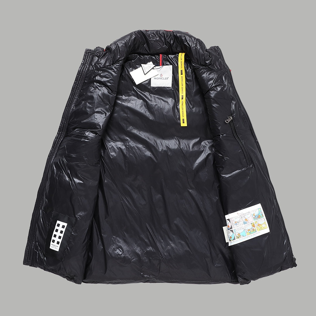 Moncler Classic Logo Hooded Down Vest | Unisex Premium Edition | Sizes 1–5