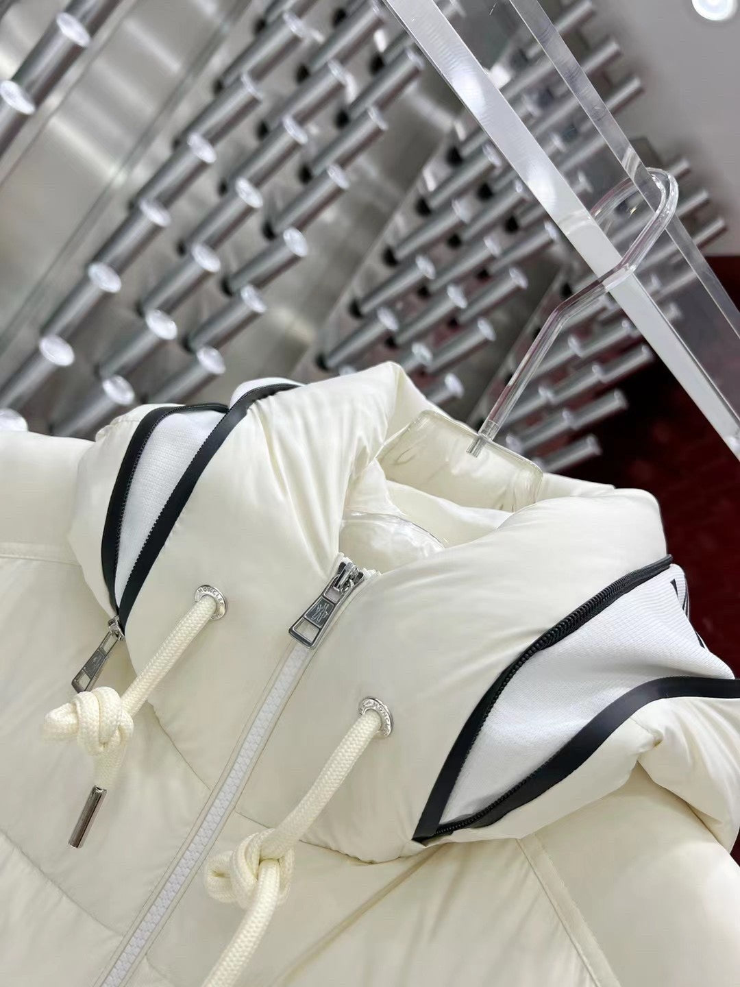 Moncler Hooded Down Vest | Unisex Premium Edition | 90% White Duck Down | Sizes 1–5 | Black/White
