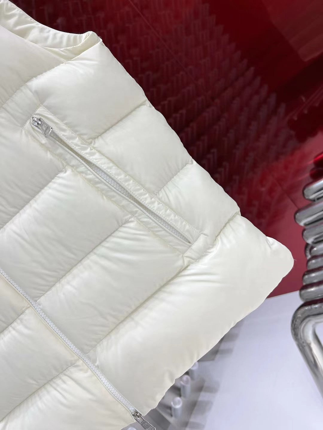 Moncler Hooded Down Vest | Unisex Premium Edition | 90% White Duck Down | Sizes 1–5 | Black/White