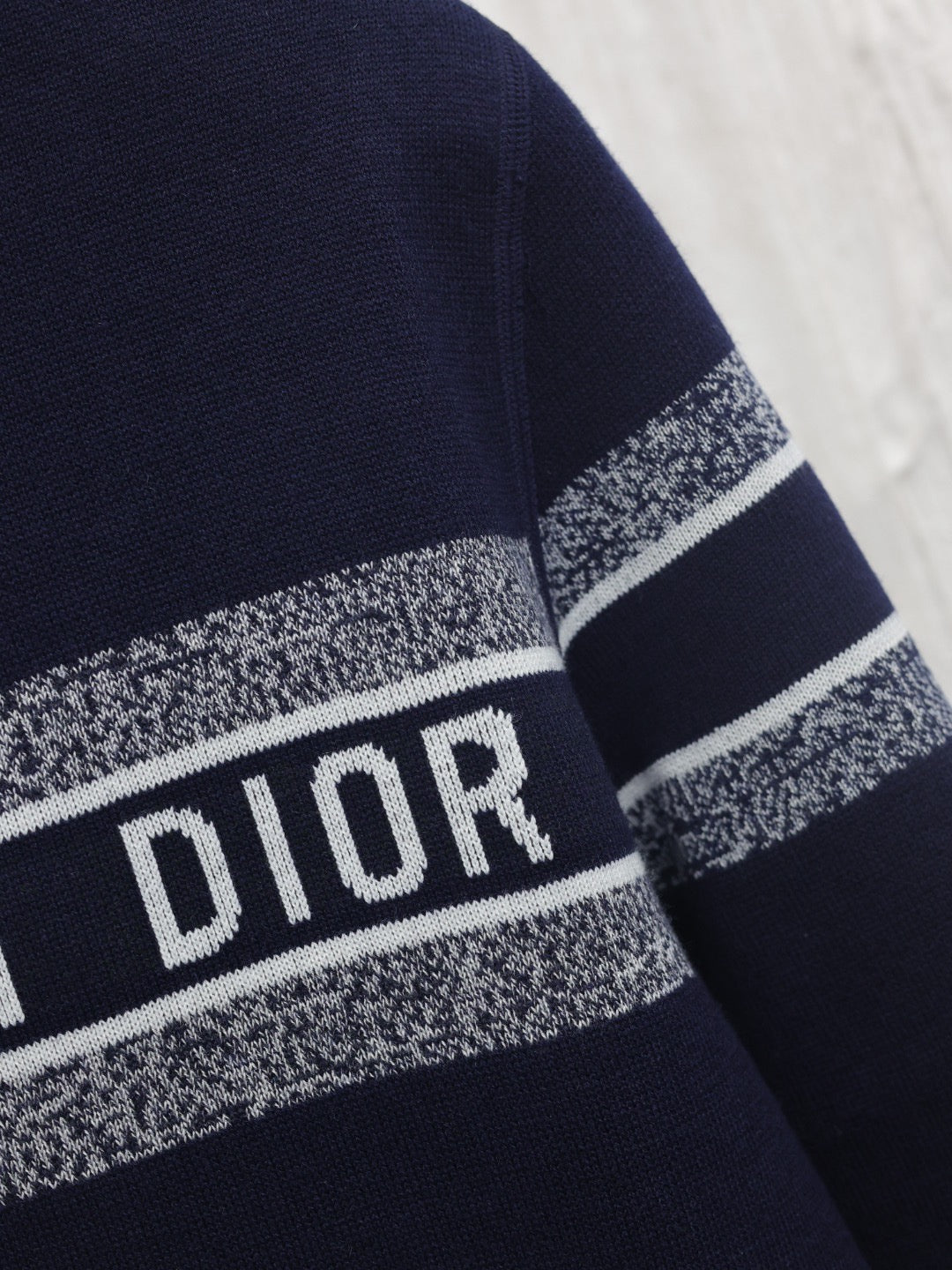 DIOR 2024 Autumn/Winter Reversible Cashmere Hooded Knit Jacket – Size 40-44