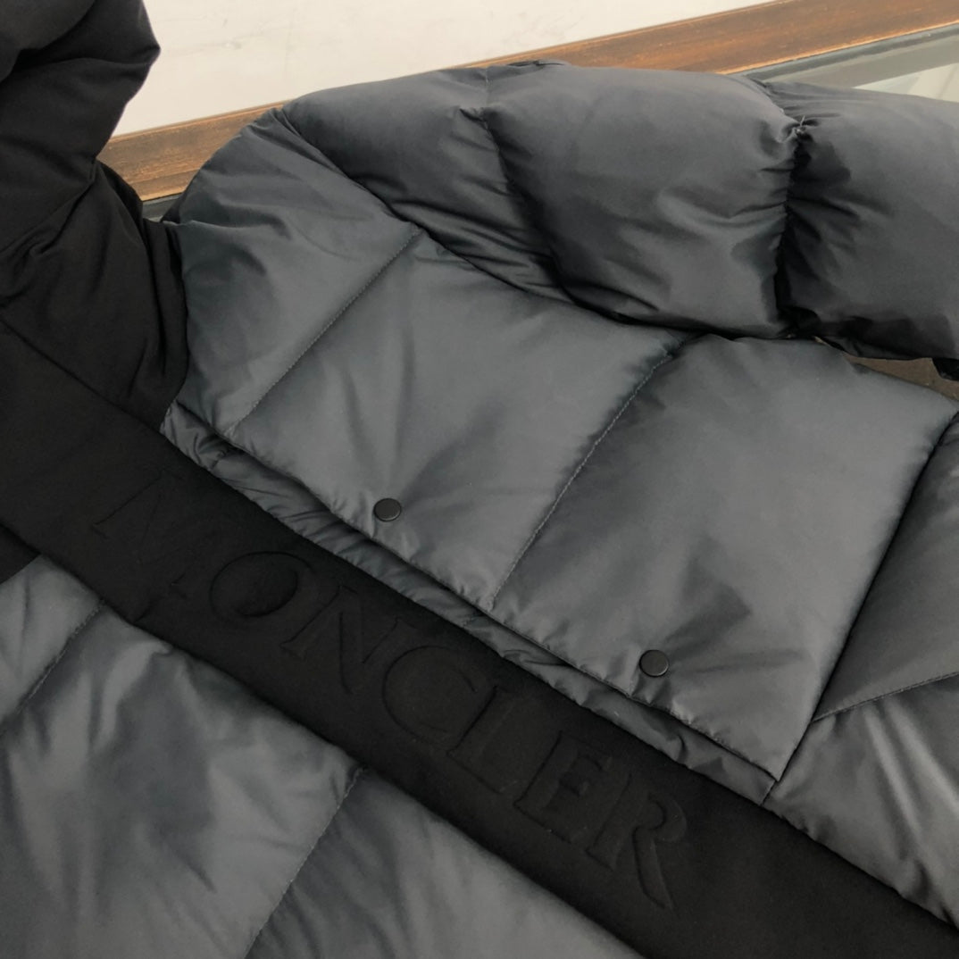Moncler “Black Warrior” Limited Edition Down Jacket | Men’s Hooded Puffer Coat | Black / Off-White / Dark Gray | Sizes 1–5