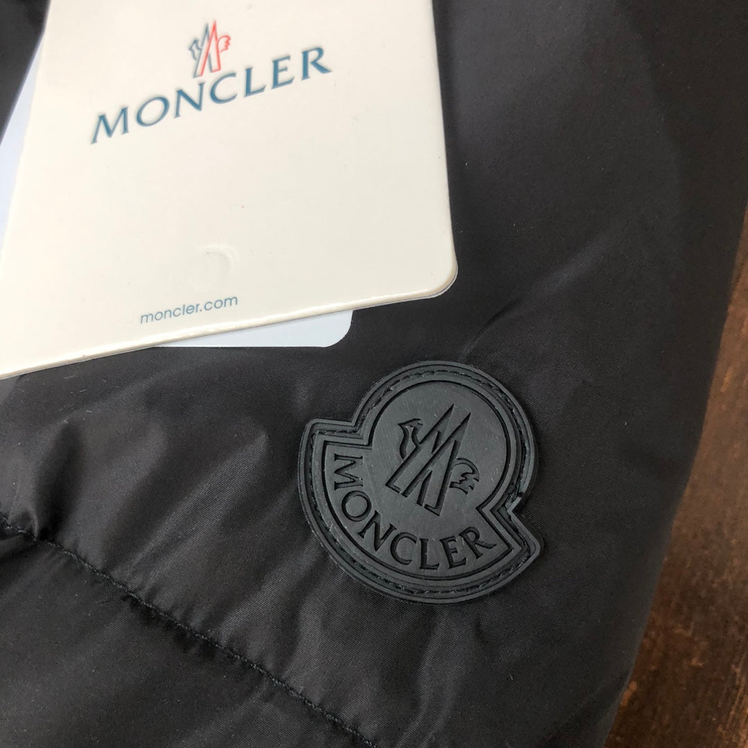 Moncler “Black Warrior” Limited Edition Down Jacket | Men’s Hooded Puffer Coat | Black / Off-White / Dark Gray | Sizes 1–5