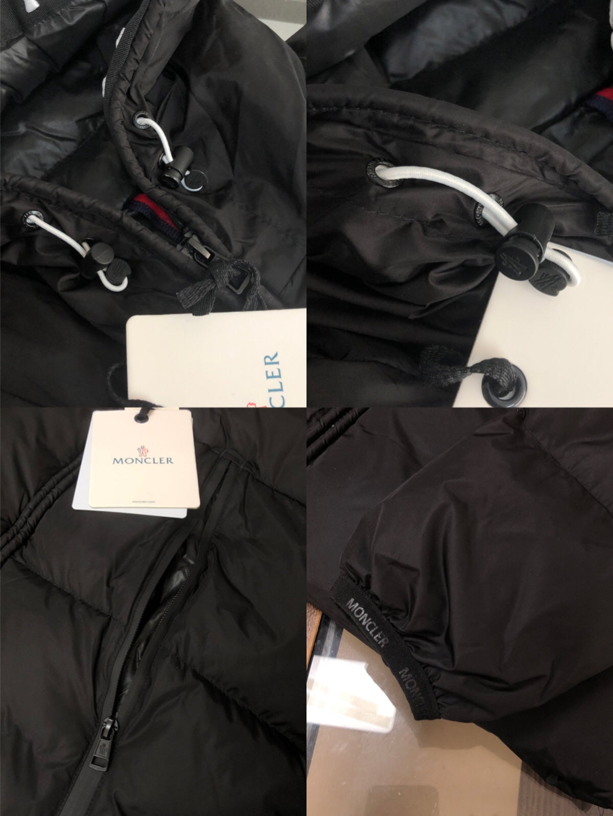 Moncler “Black Warrior” Limited Edition Down Jacket | Men’s Hooded Puffer Coat | Black / Off-White / Dark Gray | Sizes 1–5