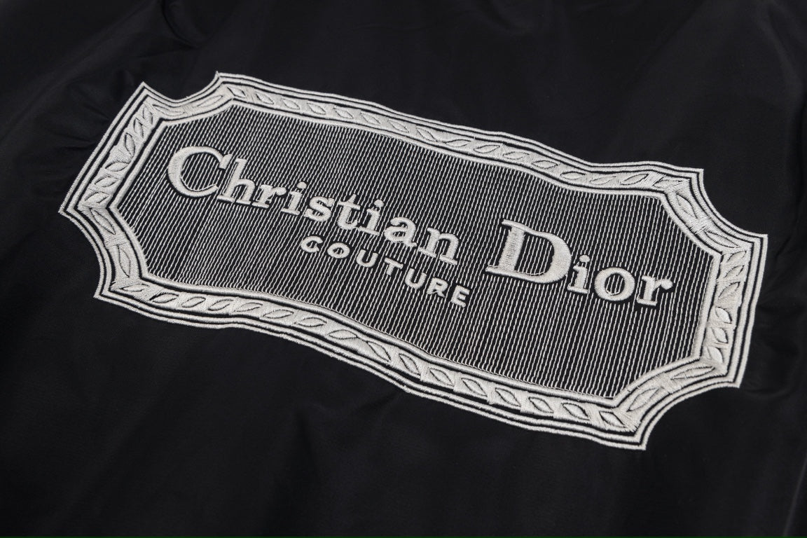 DIOR Embroidered Back Bomber Jacket – Size M-2XL