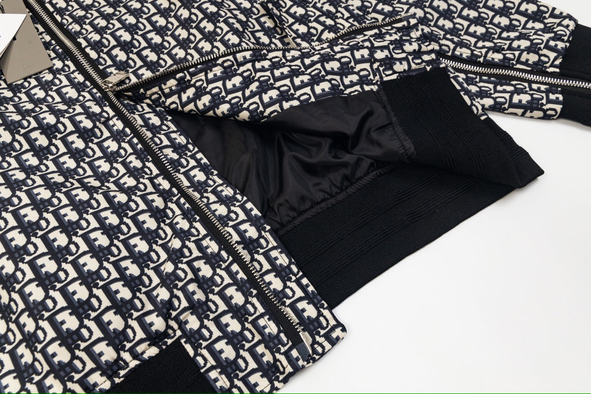 DIOR 2024 Spring/Summer Oblique Monogram Black Jacket – Size S-XL