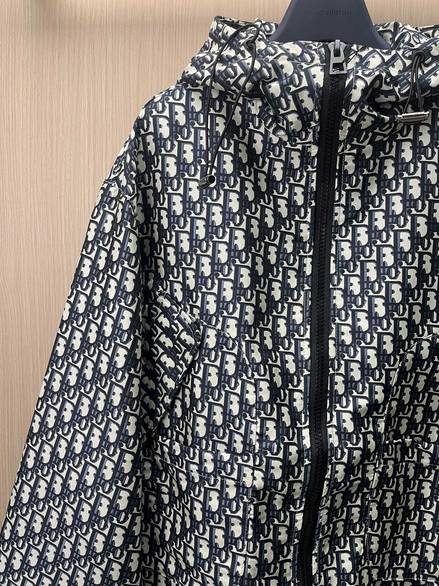 DIOR New Collection CD Monogram Hooded Jacket – Size XS-L