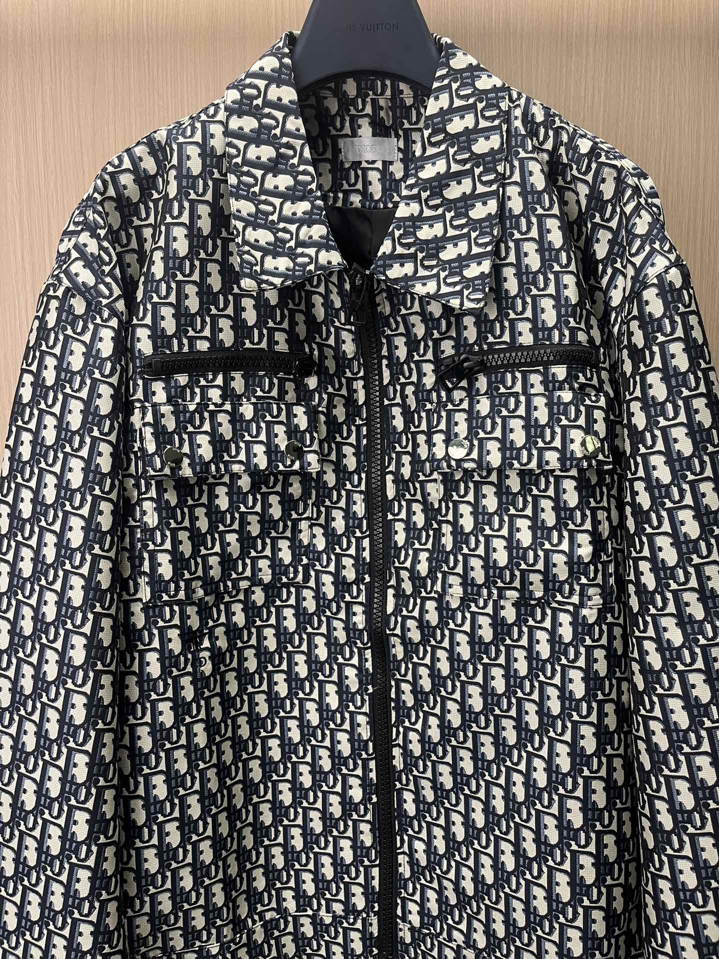 DIOR 2024 Spring/Summer Taffeta Jacquard Tech Fabric Jacket – Size XS-L