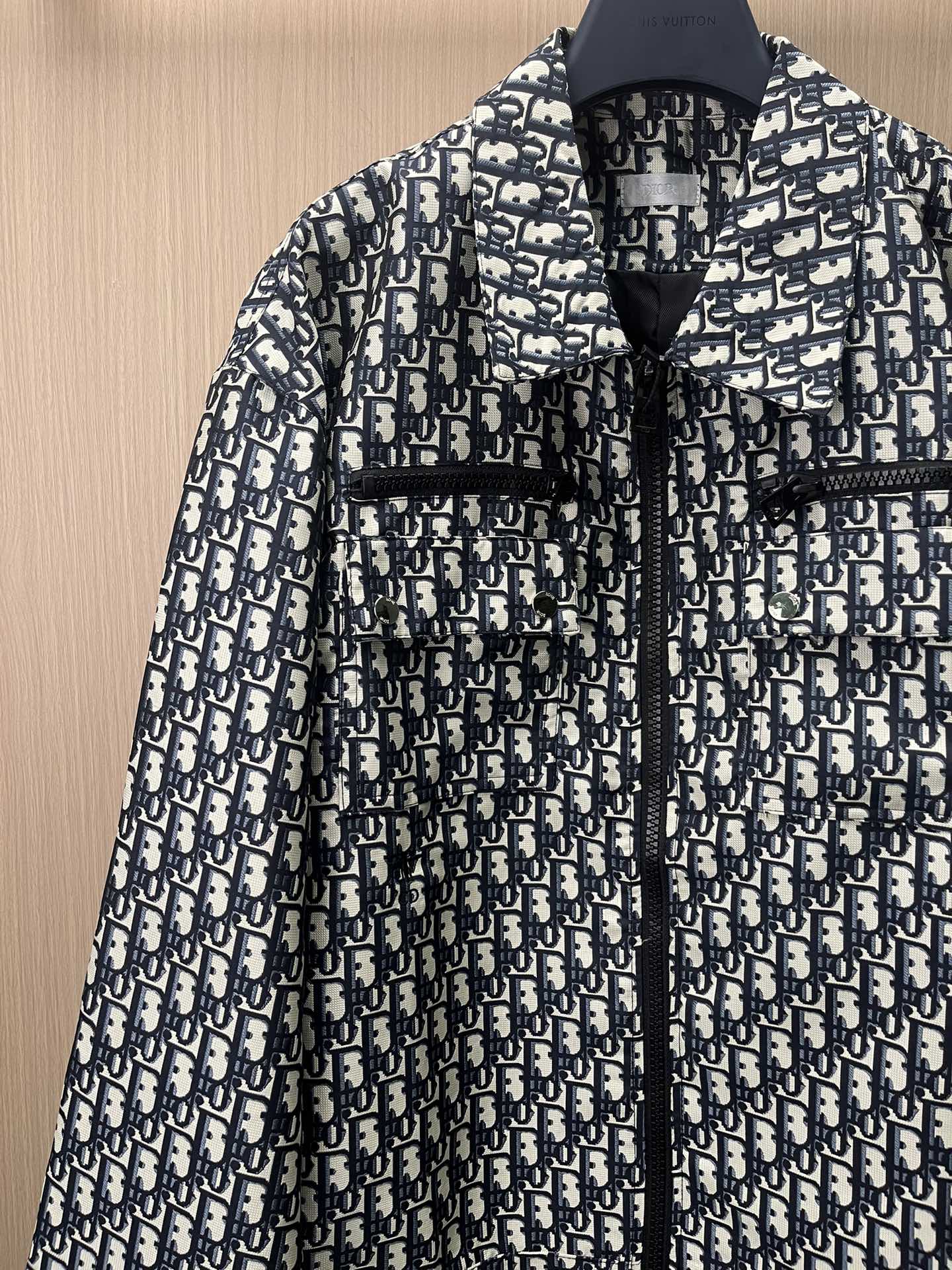 DIOR 2024 Spring/Summer Taffeta Jacquard Tech Fabric Jacket – Size XS-L