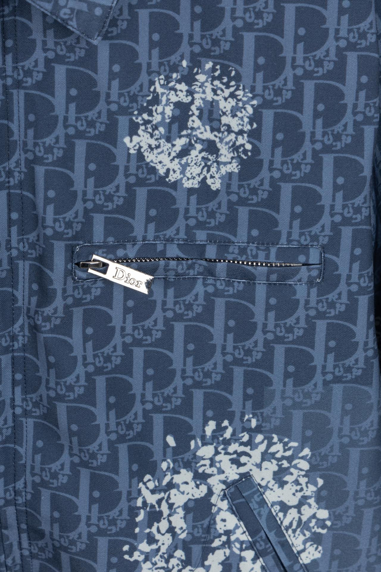 DIOR Collaborative Oblique Monogram Denim Jacket – Size S-XL