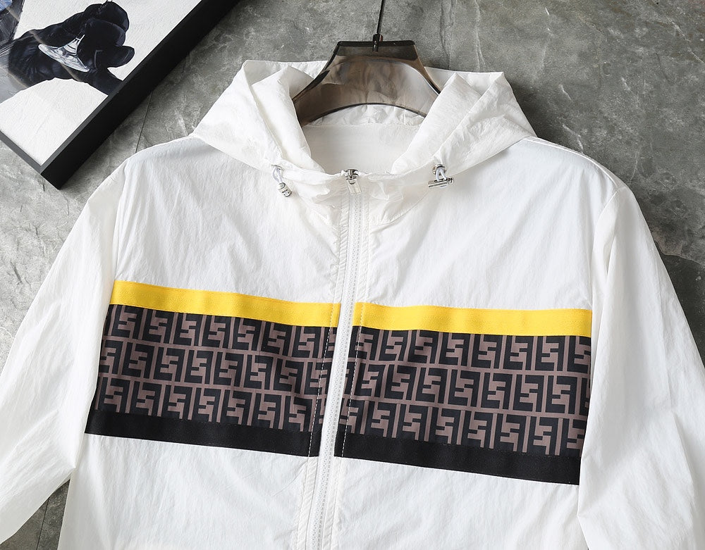 FENDI 2025 Spring/Summer Windbreaker & Shorts Set – Size M-3XL