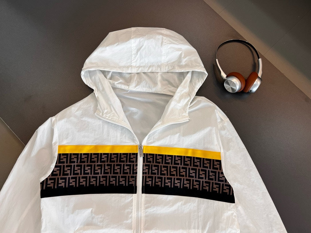 FENDI 2025 Summer Nylon Tech Sun-Protective Jacket Set – Size M-3XL