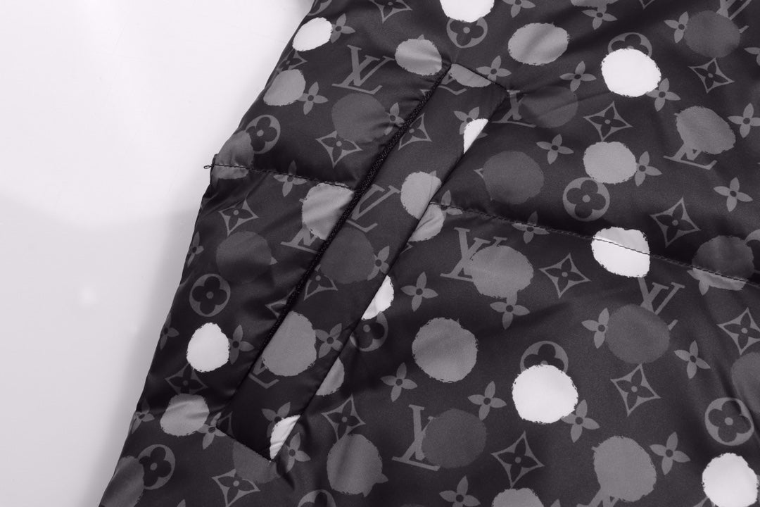 Louis Vuitton x Yayoi Kusama SS23 Collaboration Down Jacket – Wang Hedi Same Style