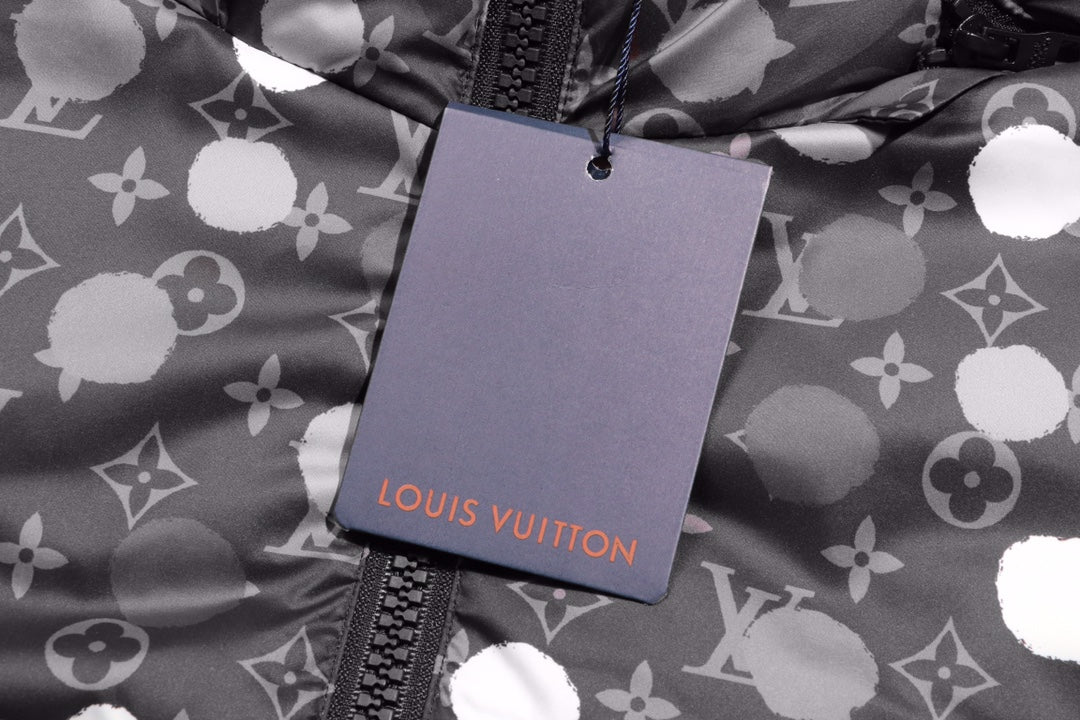 Louis Vuitton x Yayoi Kusama SS23 Collaboration Down Jacket – Wang Hedi Same Style