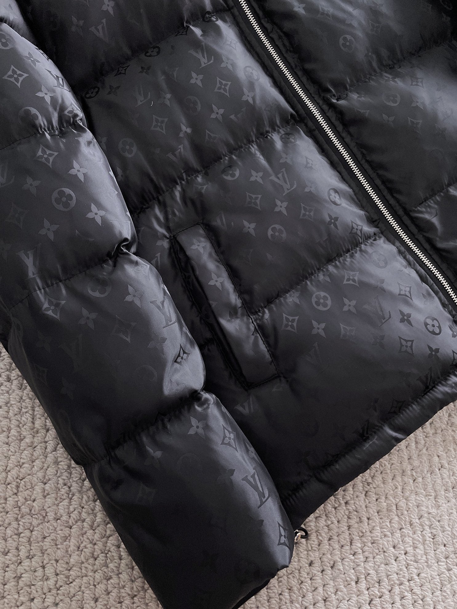 Louis Vuitton 2024 FW Down Jacket – Unisex Logo Edition, Size M–3XL