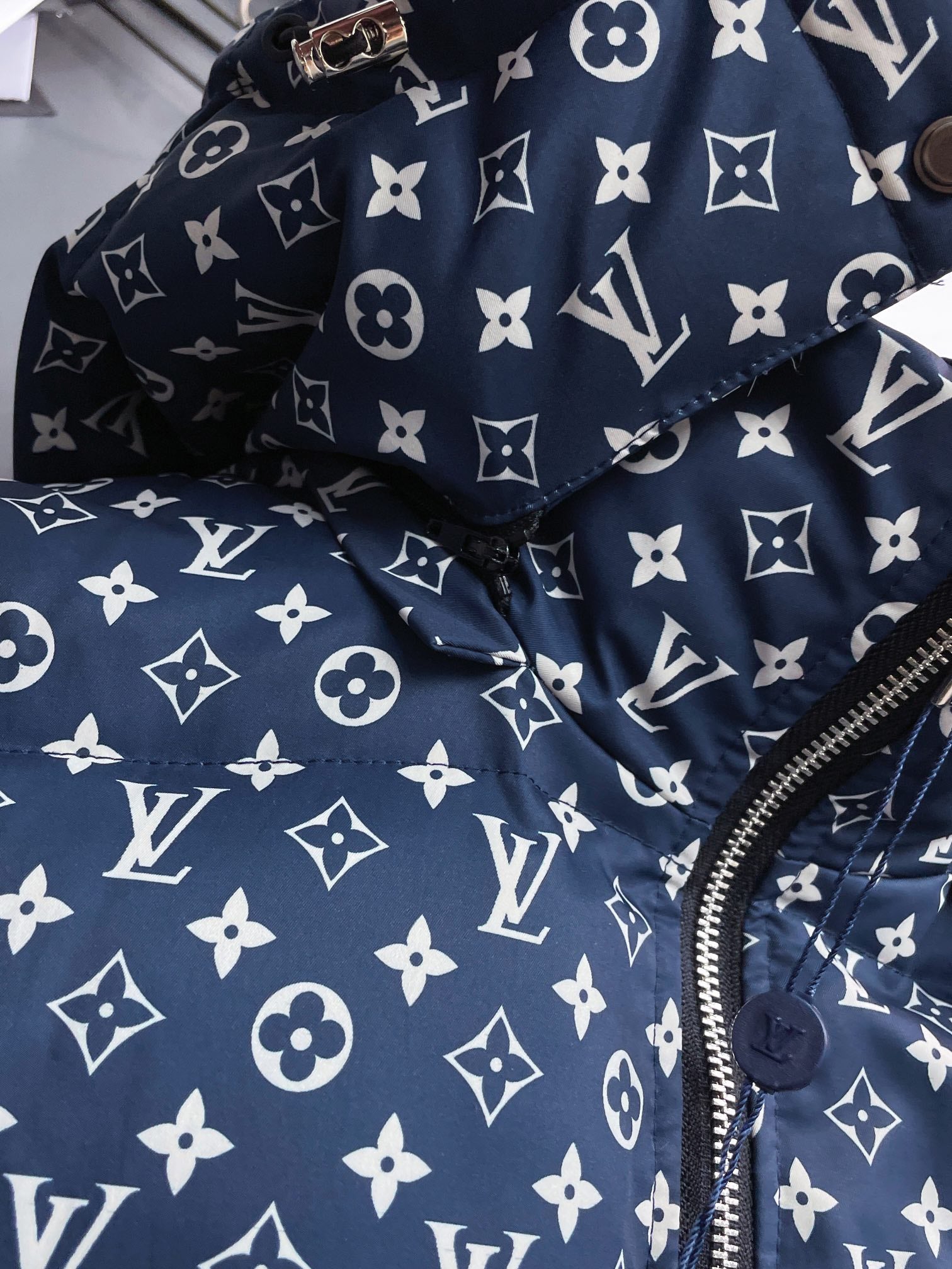 Louis Vuitton 2024 FW Down Jacket – Unisex Logo Edition, Size M–3XL