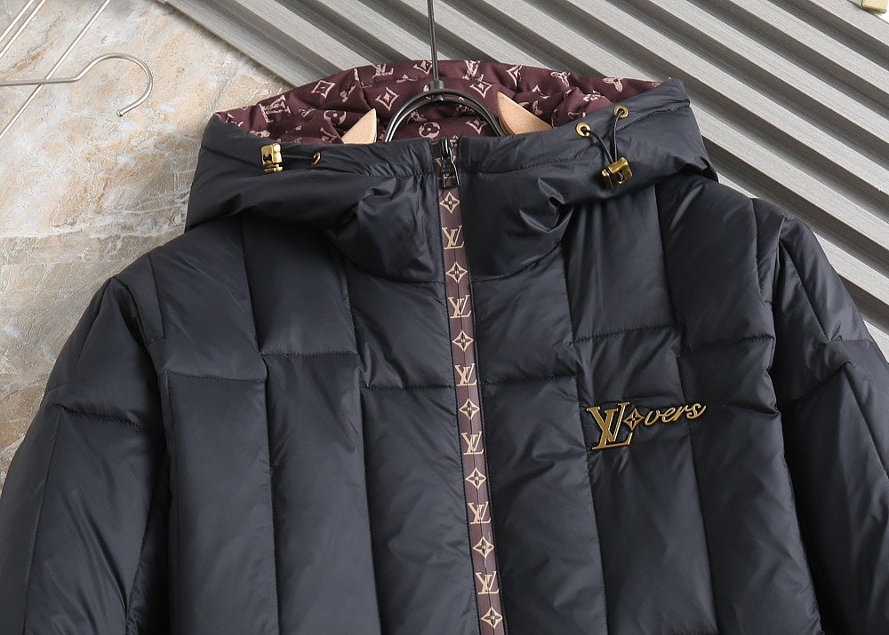 Louis Vuitton 2024 FW Down Jacket – Unisex Logo Edition, Size M–3XL