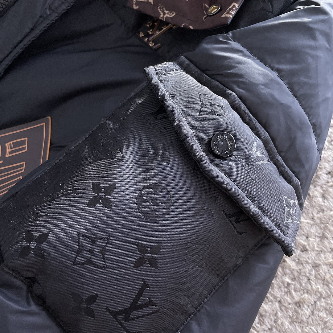 Louis Vuitton 2024 FW Down Jacket – Unisex Logo Edition, Size M–3XL