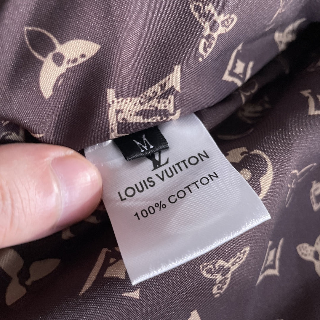 Louis Vuitton 2024 FW Down Jacket – Unisex Logo Edition, Size M–3XL