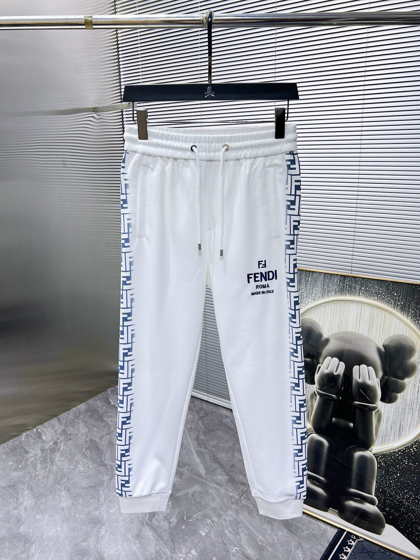FENDI 2024SS Men’s Logo Tracksuit – Zip Jacket & Pants Set (M–3XL)