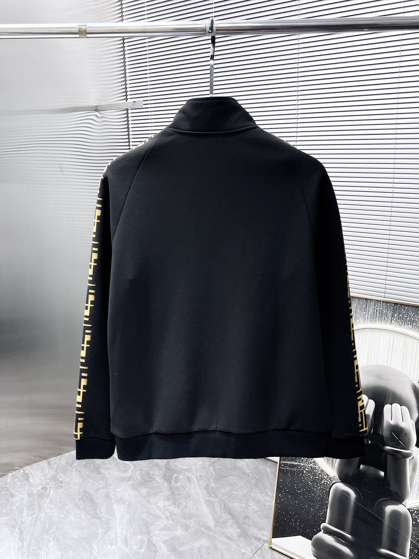 FENDI 2024SS Men’s Logo Tracksuit – Zip Jacket & Pants Set (M–3XL)