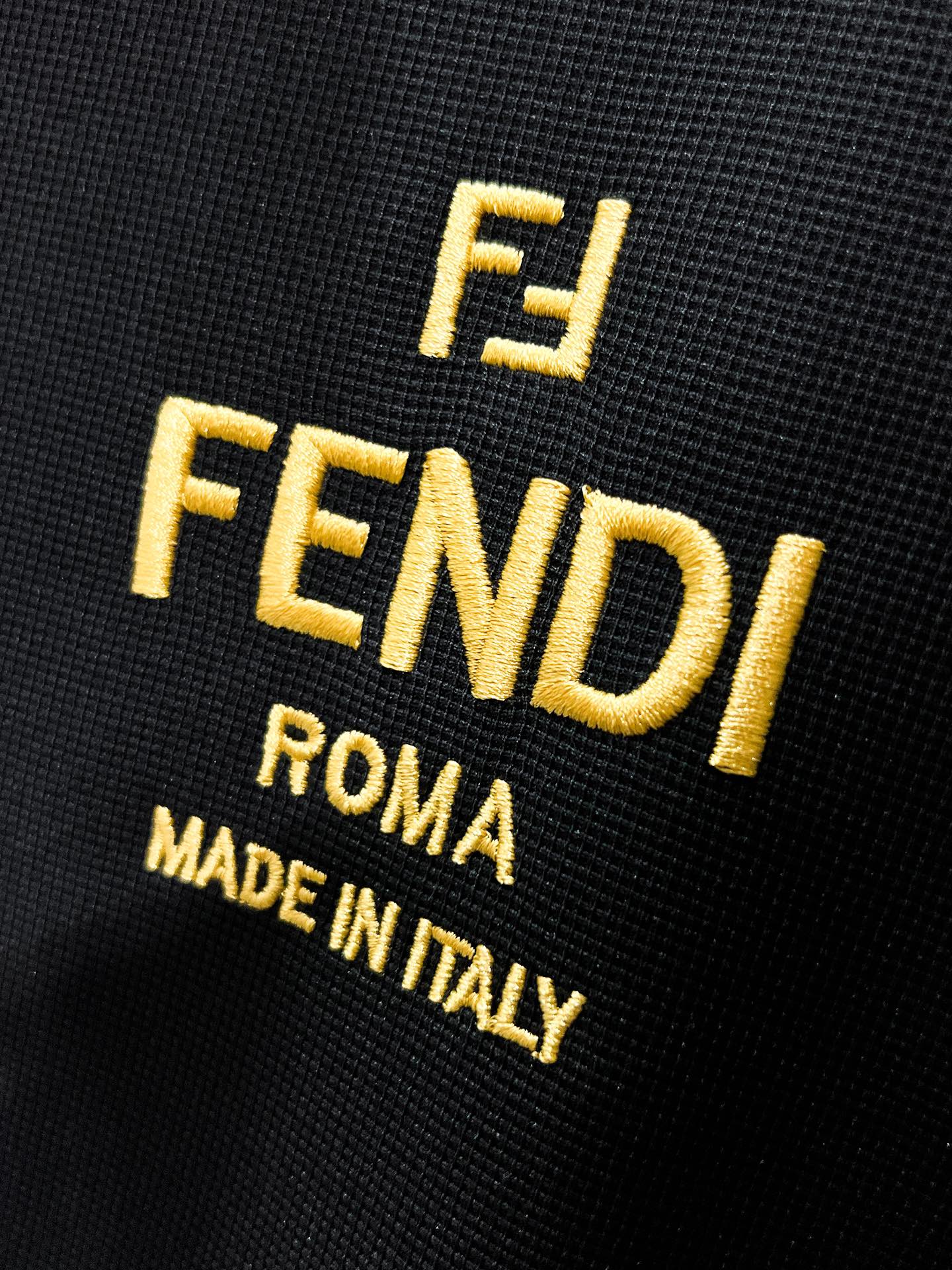 FENDI 2024SS Men’s Logo Tracksuit – Zip Jacket & Pants Set (M–3XL)