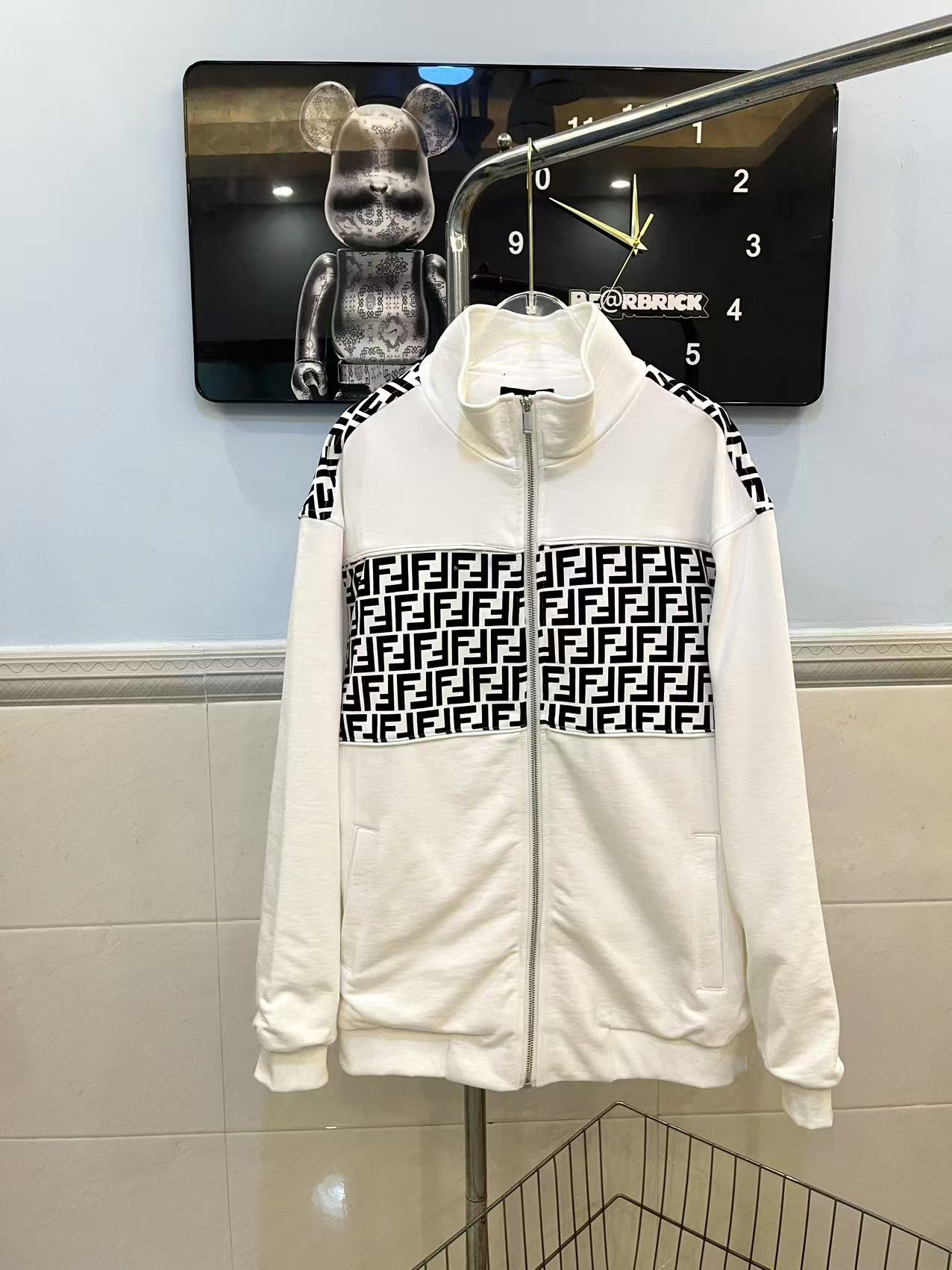 FENDI 2024SS 460g Zip Jacket – FF Monogram Print (XS–L)