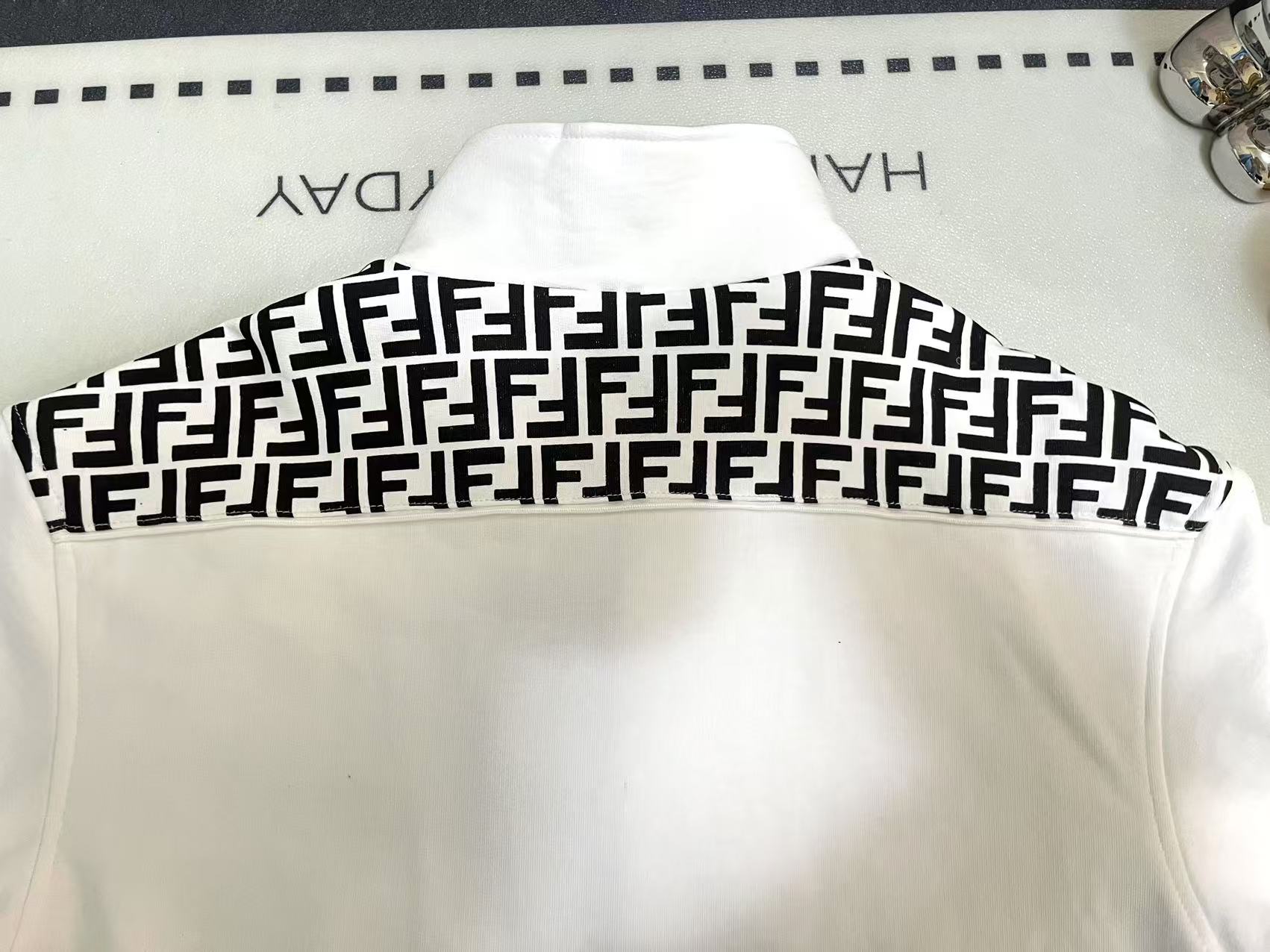 FENDI 2024SS 460g Zip Jacket – FF Monogram Print (XS–L)