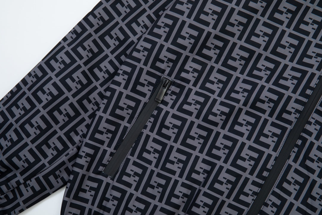 FENDI Double FF Karl Lagerfeld Jacket – Premium Memory Fabric (XS–L)  📖 Product Description