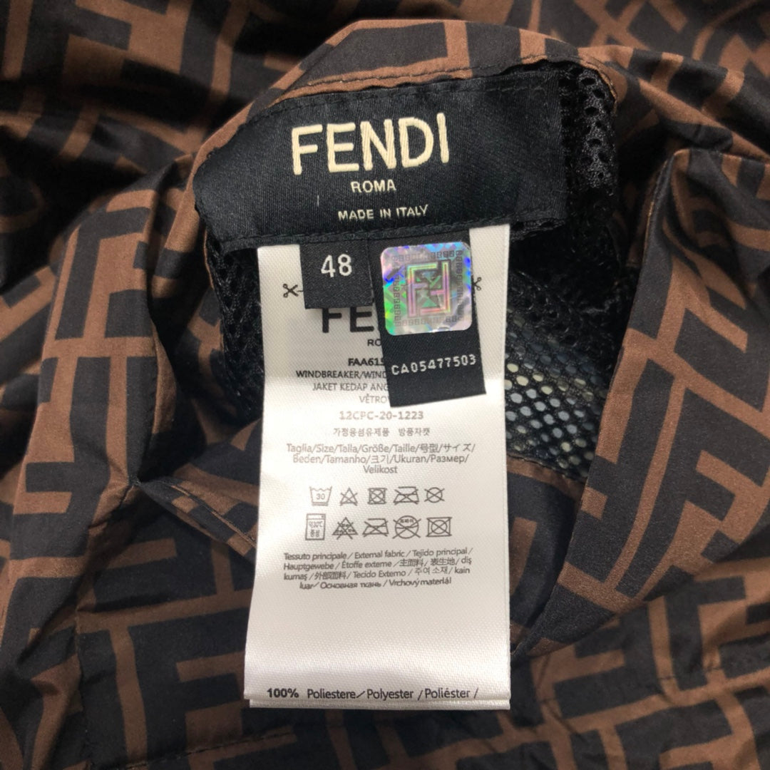FENDI Reversible Padded Trench Jacket – Triple-Layer Waterproof Memory Fabric (Unisex, XS–L)