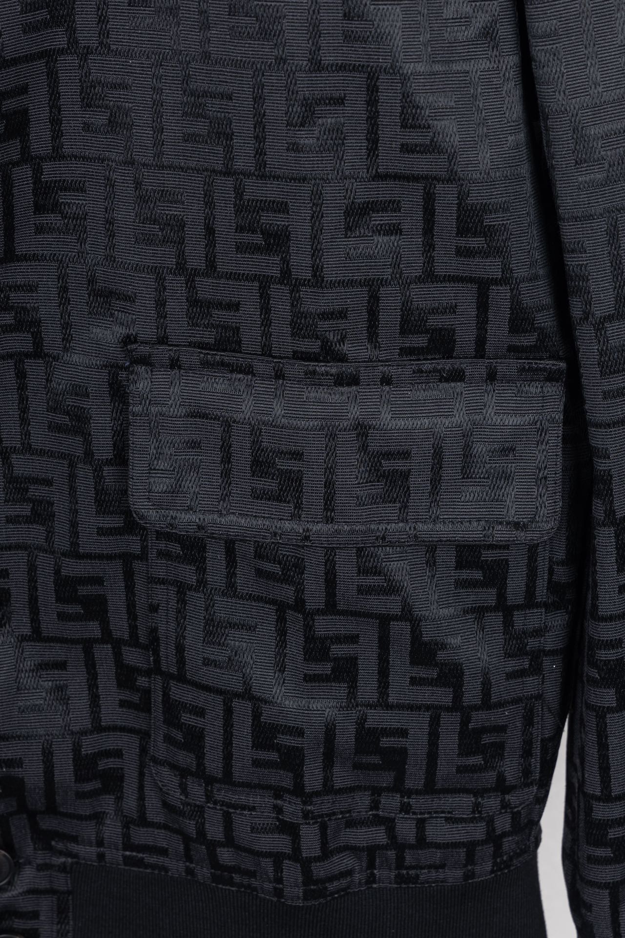 FENDI FF Monogram Jacquard Jacket – Runway Edition (Unisex, S–XL)