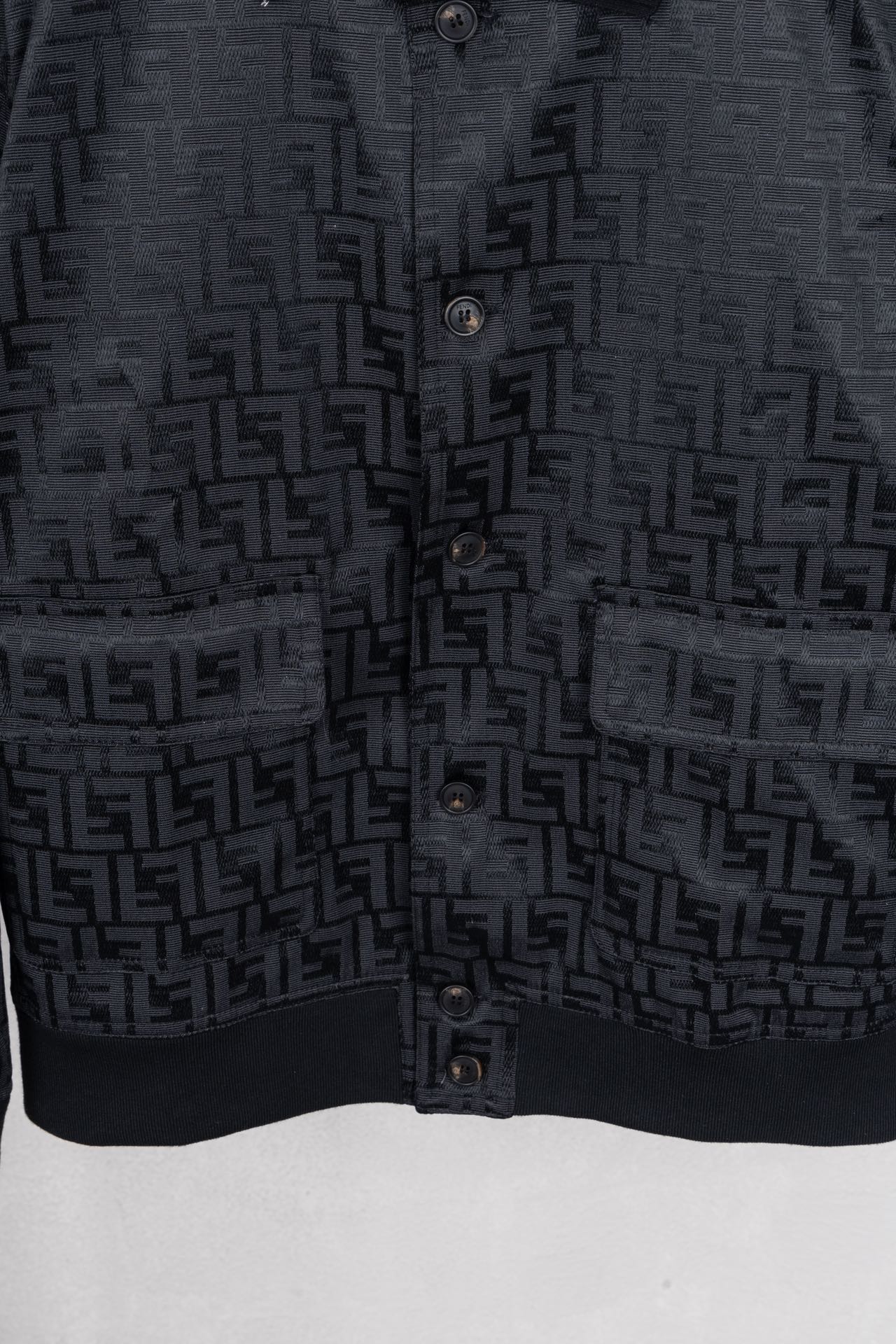 FENDI FF Monogram Jacquard Jacket – Runway Edition (Unisex, S–XL)