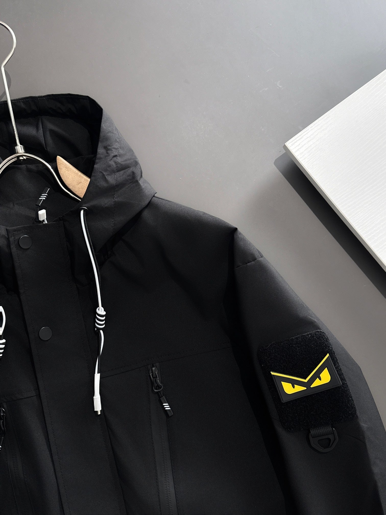 FENDI Hooded Nylon Windbreaker Jacket – Fall/Winter 2024 (M–4XL)